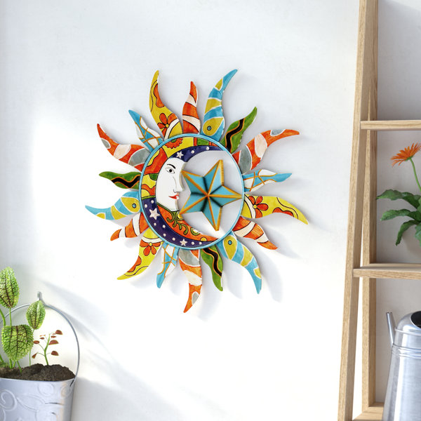 World Menagerie Nature Metal Sun Wall Décor & Reviews Wayfair